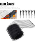 Heavy Duty Gutter Guard Mesh Net For Leaves Debris, Reusable Plastic Gutter Screen For Downspouts And Eaves, Cut To Fit 600x15cm