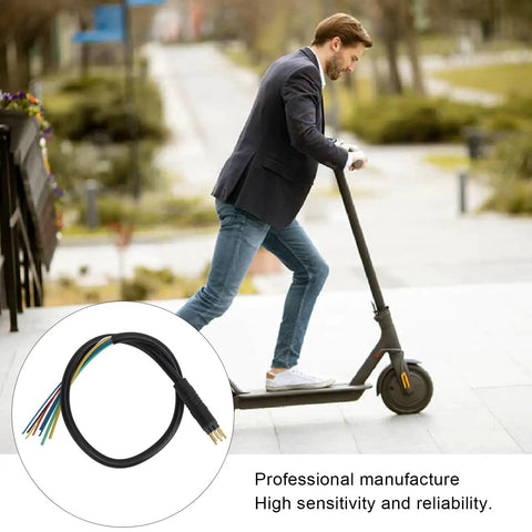 Dope Copper Core Electric Scooter Wiring Harness Replacement Kit, 9 Pin Waterproof Motor Cable for Solid Power and Easy Install, Durable, Heat Resistant Copper Wiring Upgrade for Your Scooter