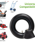 Heavy Duty Inner Tube For 4.80/4.00-8 Inch Tires With TR87 Angled Valve, Built Tough For Wheelbarrows, Lawn Mowers, Tractors, 2 Pack