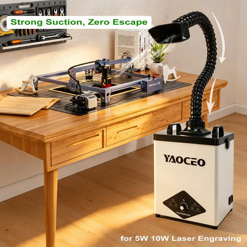 Beast Solder Fume Extractor for Soldering and Laser Work in workshop setting