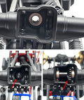 Close-up view of Overdrive Helical Differential Gear Set For Traxxas TRX4M 1 To 18 RC Crawler showing internal gears.