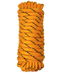 Heavy Duty Diamond Braided Polypropylene Nylon Rope Mix Half Inch 50 Ft Orange Workhorse Rope For Camping Hiking Climbing Tying Down DIY Projects And Outdoor Chores