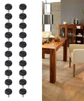 Adjustable M6 Furniture Leveling Feet With Screw On Glide And Plastic Base For Tables Chairs And Desks No Wobble Floor Protectors