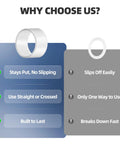 Comparison chart highlighting benefits of Heavy Duty Silicone O Rings for Wacky Worm Baits Pack of 201 with Tool