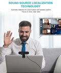 Game Changing 3 In 1 Webcam With 2K HD Autofocus And Noise Cancelling Mic Plus Crisp Stereo Speaker For Laptop Or PC Monitor streaming setup.