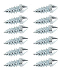 Heavy Duty Winter Tire Spikes With Solid Tungsten Steel Tips And Rugged Aluminum Construction M8 Thread 100 Piece Set, showing twelve tungsten steel spikes.