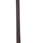 Kickass Premium Leather Mandolin Strap With A Sturdy Cradle Style fully adjustable brown strap showing material texture.