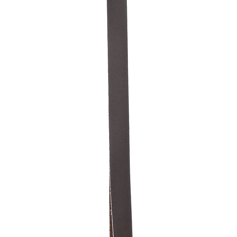 Kickass Premium Leather Mandolin Strap With A Sturdy Cradle Style fully adjustable brown strap showing material texture.