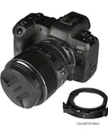 EF To EOS R Drop In Variable ND Filter Adapter With Auto Focus And UV Filter 1.5 To 9 Stop ND Range Supports Canon EF EFS Lenses On EOS R Series Cameras Including R5 R6 RP R7 R10 And C70 attached to camera