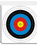 Archery Target Paper Pack Pro Grade For Practice Sesh And Hunting, 16x16 Inch Target Faces showing 10 Ring Scoring, stack of targets
