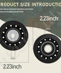 Heavy Duty Pulleys And Belt Kit For AWD Lawn Tractors, Includes 2 Pulleys And 1 Belt, detailed size dimensions shown