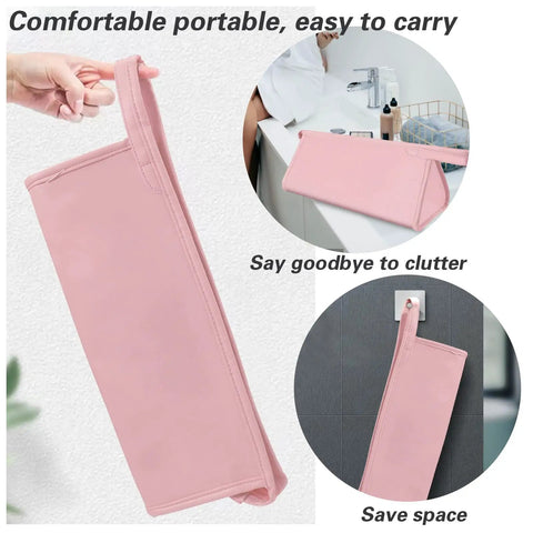 All In One Travel Case For Hair Gear Like Airwrap And Similar Dryers Waterproof Dustproof Shockproof Organizer large pink