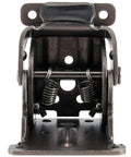 Front view of Premium Hella Sturdy Full 8 Pack Set Foldable Steel Brackets Heavy Duty Self Locking Hinges for cabinets.