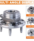 Front Or Rear Wheel Hub Bearing Assembly 5 Lug With ABS Sensor Compatible With 2010-2017 Chevy Equinox, 2013-2015 Malibu