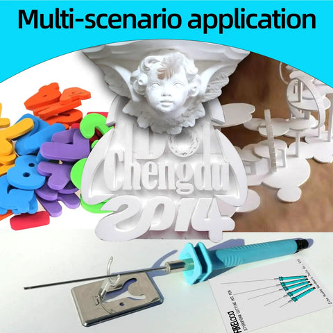Electric Foam Cutting Tool Pen 10cm Hot Wire Cutter crafting foam shapes and engraving for DIY projects