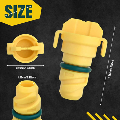 Grab This Awesome 10 Piece Oil Drain Plug Kit With Green Rubber Gaskets For Your F-150 Mustang Bronco Explorer Aviator Made From Durable PA66 Plastic To Stop Leaks And Keep Your Motor Slapin During Oil Changes size chart, 3.76cm by 5.65cm