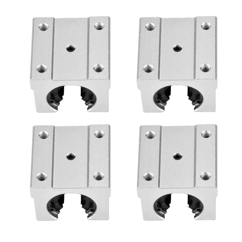 Beefy 8 Pack Aluminum Slide Block Set For 20mm SBR20 Linear Guide Rail Bearings And Slide Blocks For CNC Machines Router Mills And DIY Projects High Precision Aluminum Alloy top view