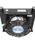 Front view of Beefed Up Hydraulic Oil Cooler With 10 Liters Per Minute Flow And 1.0 MPa Working Pressure, AL404T-CA model.