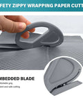 Front view of Gomake vehicle vinyl wrap tool kit: gray safety cutter with embedded retractable blade