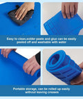 Hands cleaning and rolling Extra Large Heat Resistant Soldering Mat For Electronics Repair, Non Magnetic Silicone Workbench Pad, 13.8 By 23.7 Inches.