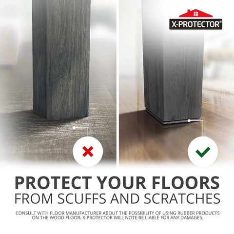 Non Slip Furniture Pads 8 Pack Four Inch Rubber Feet Floor Protectors For Furniture Legs Premium Grippers To Stop Slipping And Sliding Protect Hardwood Floors Couch Sliders Keeps Your Furniture In Place protecting floors from scratches