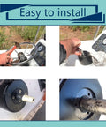 Hydraulic Helm Seal Service Kit for Seastar and Baystar Steering, front seal replacement in installation process.