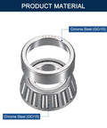 Heavy Duty Tapered Roller Bearing Cone And Cup Set With 20mm Bore, made of Chrome Steel ABEC 3, suitable for machinery and hobby projects.