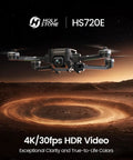 Dope 4K Camera Drone For Adults With FAA Compliant Remote ID Module in flight showcasing HDR video quality and design.