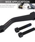 Post Mount 180mm Disc Brake Adapter For Mountain Bikes, Premium 7075 Aluminum Alloy Converter, two screws included