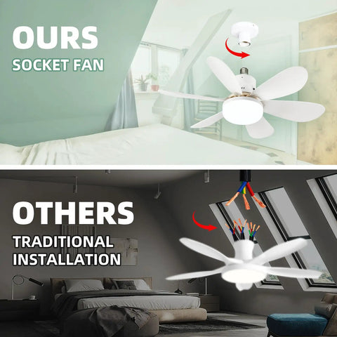 Comparison of bladeless ceiling fan with lights and remote control dimmable enclosed low profile mini ceiling fan for semi flush mount.
