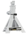 Beefy Aluminum Jack Stands Pair For Heavy Duty Lifts, 12,000 Pound Total Capacity, Lift Range 11.4 To 16.1 Inches, Self Locking Ratchet Handle