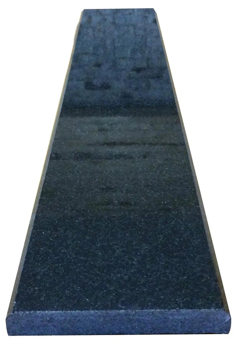 Absolute Black Granite Doorway Threshold Tile With Marble Saddle Polished Finish For Floor Transitions And Window Sills