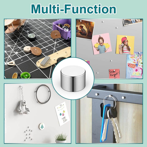 Strong Neodymium Magnets 1/4 x 1/4 Inch Round Discs 6 x 6mm N48 Grade 3.8 Lbs Pull for crafts and organizing items