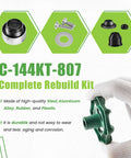 Wall Hydrant Complete Service Kit For C 144 And C 244 Series To Repair Anti Siphon Freezeless Faucets With Replaceable Parts Only