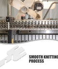 Yarn Tensioner Adapters for Knitting Machines, Compatible With Addi King, clear acrylic adapter on knitting machine