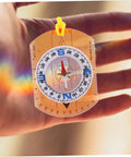 Trail Ready Orienteering Compass With Multi Function Built In Ruler Pointer And Luminous North handheld close-up