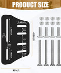 Heavy Duty Queen Bed Headboard Mounting Brackets Two Piece Steel Conversion Kit with secure fasteners and dimensions shown.
