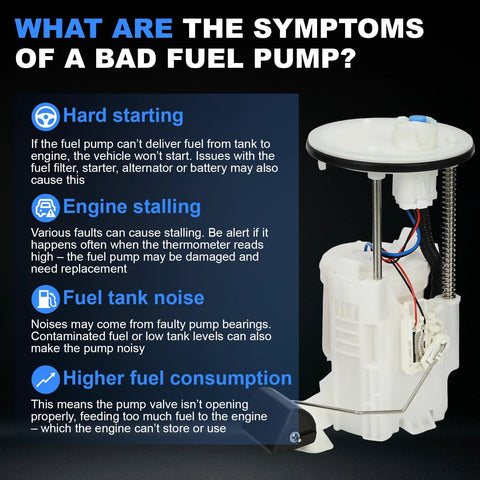 Toyota Camry Solara Fuel Pump Assembly Electric 2008 2009 2010 2011 2.4L And 2.5L Four Cylinder Engines, product diagram.