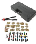 236 Piece Rivet Nut Kit with 16 Inch Rivnut Tool and 15 SAE and Metric Mandrels in Case for Easy Install and Quick Removal Pro Grade DIYers
