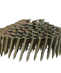 Hella Tough 15 Degree Wire Collated Galvanized Coil Roofing Nails for Asphalt Shingles Siding and Wall Sheathing in Heavy Duty Bulk Box with 7200 fasteners.