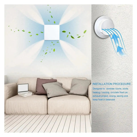 Straight Up Quiet Fresh Air Fan Packed With An Efficient Heat Recovery Ventilator And Premium Ceramic Filter For Top Shelf Indoor Air Quality And Budget Friendly Home Ventilation