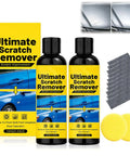 Smooth Ride No Sweat Auto Scratch Remover Paste With Bonus Detailing Sponge, 100g jar with applicators and polish sponges.