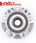 Front view of Front Wheel Bearing Hub Assembly Set for Toyota Rav4, Prius V, Scion xB, Scion tC and Lexus HS250h - 5 Lug