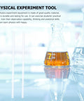 Two Pack Glass Sticks For Electrostatics Experiments Teaching Kit with beakers in physics lab setting