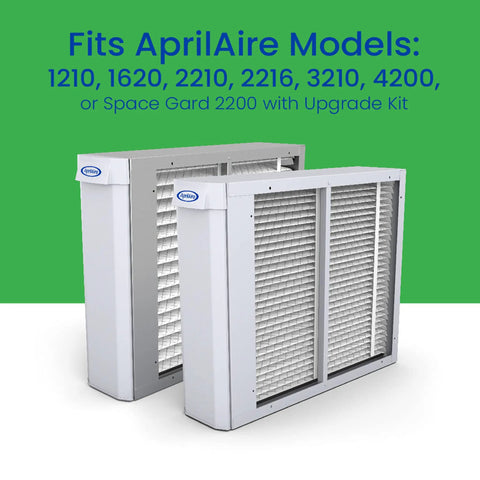 Replacement Filter For Whole House Air Purifiers MERV 16 20x25x4 High Efficiency Allergy Asthma Virus Filter Pack Of 1 Fits 1210 1620 2120 2200 2210 2216 3210 4200 And S Series Purifiers, shown front and side view in package.