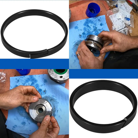 Hydraulic Cylinder Seal Kit For Case Loader Tilt Bucket Rebuild G109456 G105550 1.5 Inch Rod 2.5 Inch Bore installation