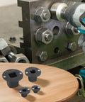 Driver Reduction Adapter Set Low Profile Socket Converter Kit displayed on table with tool background