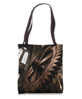 Epic Steampunk Tote Bag With Industrial Gears For Machinists And Architects Who Rock Unique Vibes And Carry Heavy Loads In Style All Day Long, featuring close-up of gear design.