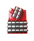 Tough As Nails Heavy Duty Machinery Mover Dolly Featuring 360 Degree Rotating Steel Casters For Moving Industrial Equipment Weighing Up To 12000 Pounds Like A Champ with steel rollers.