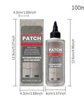 Super Durable Knockout Performance Concrete Crack Filler Waterproof Sealant That Sets Quick And Moves With The Shifts To Block Rain And Ice For Any Weekend Warrior Project in 100ml container with detailed label.